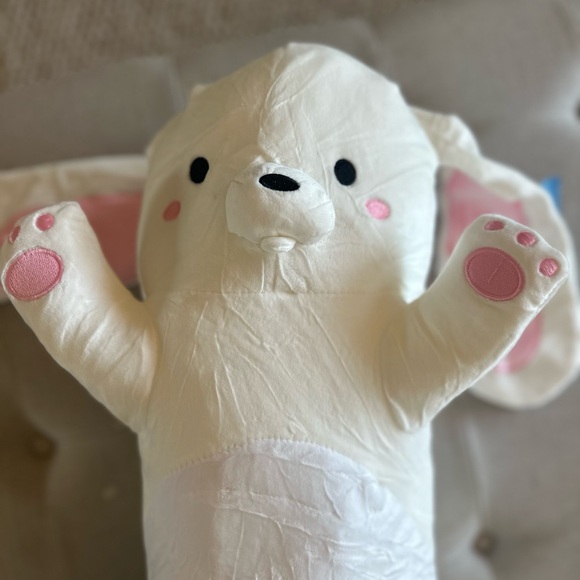 ✨Cuddle Paws White Bunny Body Pillow✨ - Picture 8 of 8